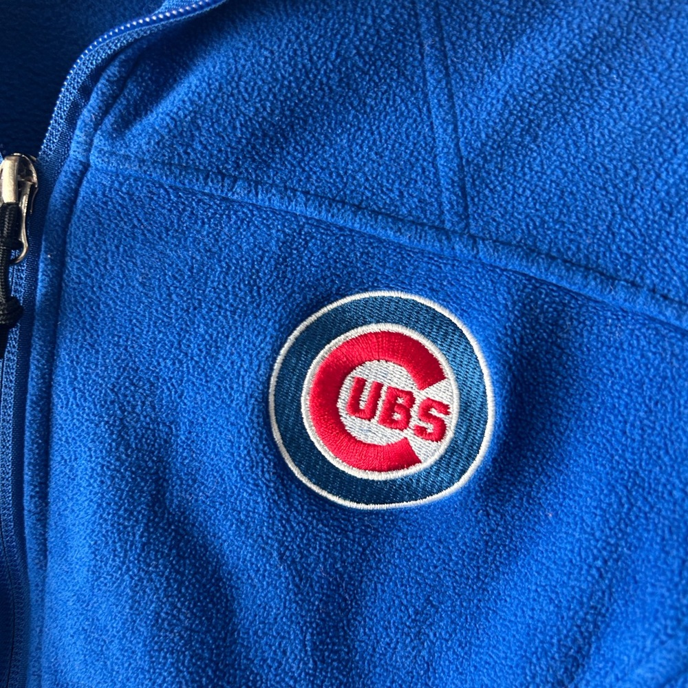 Columbia Chicago Cubs Give‎ and Go Fleece Jacket Full Zip Size Small - Picture 3 of 5